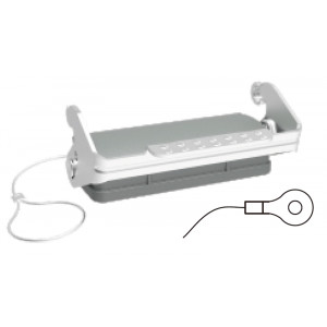 Защитная крышка D16A-MCV-1L/2S, Защитная крышка, типоразмер 16A, без уплотнителя, с одной металлической защелкой, с удерживающей стропой от утери с кольцевым наконечником, материал корпуса: алюминиевый сплав