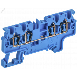 ARMAFIX Клемма пружинная CX2.5-4 BU 2,5мм2 четырехконтактная синяя IEK AF-CT40-00-4-K07-002