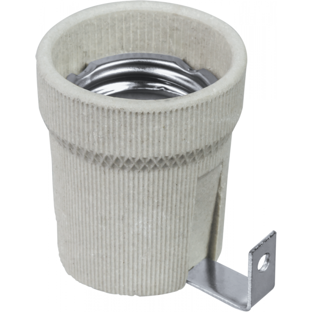 Изображение товара Патрон керамический с держателем E27 71 619 NLH-CL-H-E27 71619