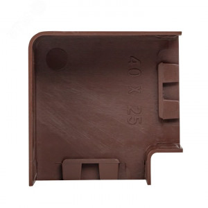 Поворот 90 гр. (40х25) (4 шт) темное дерево EKF-Plast