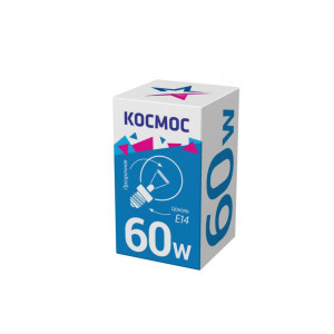 Лампа накаливания Шар 60Вт E14 прозр. LKsmSSpCL60E14v2