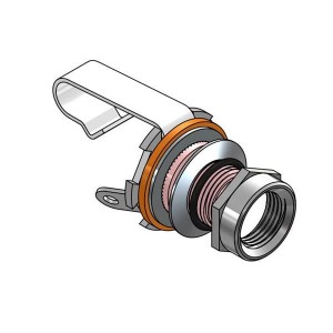 11W11, Телефонные разъемы Mono Jack Open Thick Panel