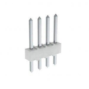 22032041, Разъем типа плата-плата,  вилка прямая, шаг 2.54 мм, 4 контакта. Серия KK® монтаж в отверстие пакет