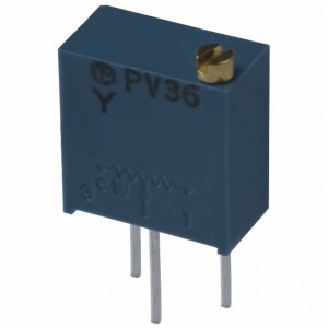 PV36Y502C01B00, Потенциометр керметный 5кОм 0.5Вт монтаж в отверстие