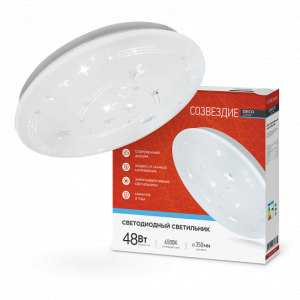 Светильник светодиодный DECO СОЗВЕЗДИЕ 48Вт 230В 6500К 4320лм 380х55мм 4690612038568
