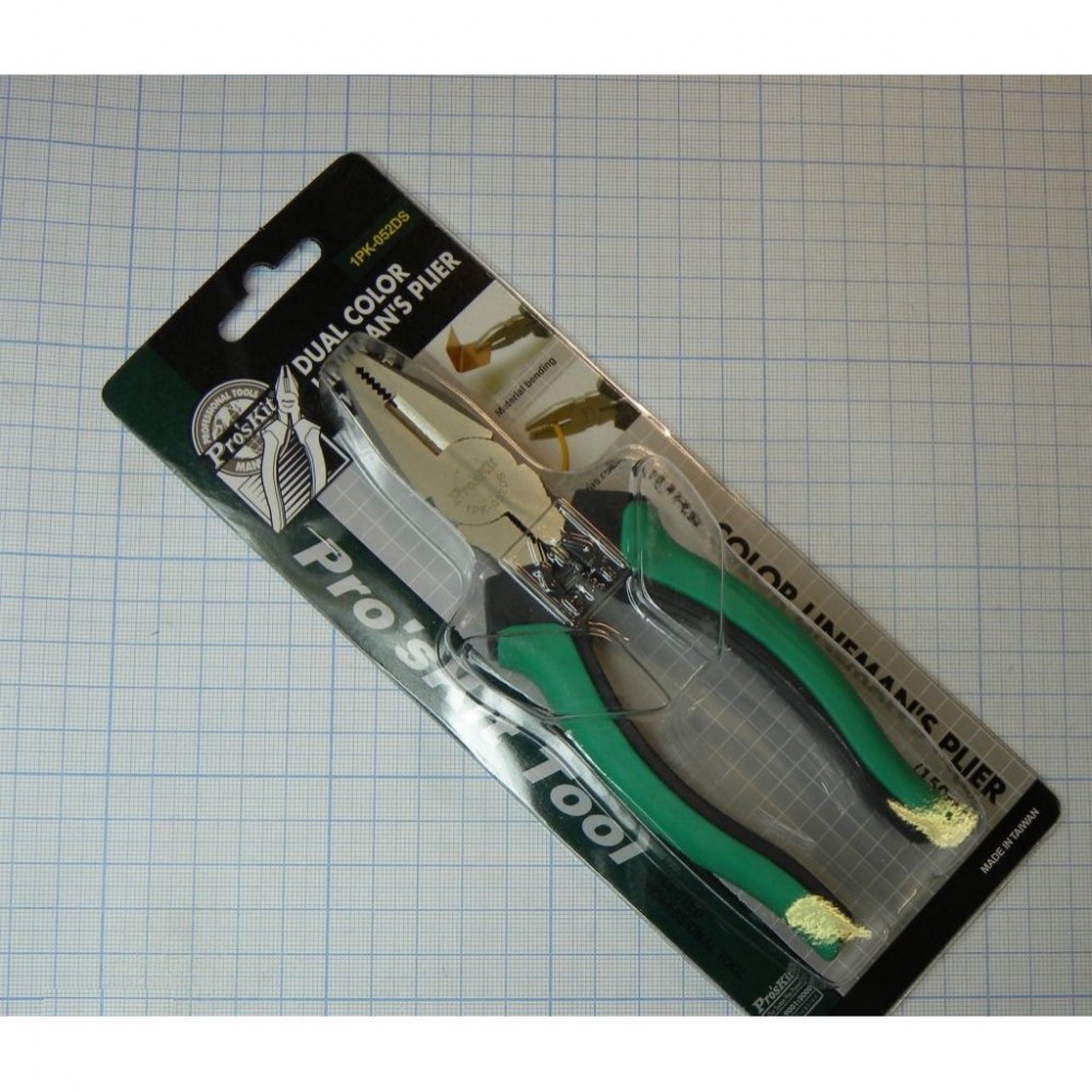 Изображение товара Профессиональные пассатижи 1PK-052DS из углеродистой стали Pro'sKit
