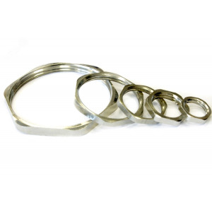 Гайка латунная плоская ГП М  50х1,5 zeta30718