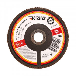 Круг лепестковый торцевой, P80, 150х22,2мм KR-90-0020