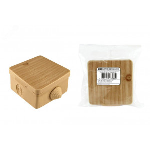 Распаячная коробка ОП 65х65х50мм, крышка, 