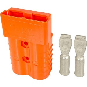 6400G1, Сверхмощные разъемы питания SB350 ORANGE 2/0 AWG 2/0 AWG 350A CONT