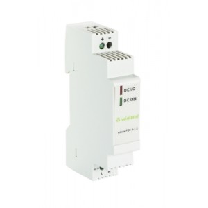 Блок питания WIPOS PB1 5-1.5, Источник питания, однофазный, 5 V / 1,5 A, 7,5 W; диапазон входных напряжений: 90 – 264 V AC, 120 – 375 V DC; габариты (мм): ширина x высота x глубина: 18 x 91 x 57; вес 0,065 кг; монтаж: на DIN рейку, температура окружающей среды –25°C…+70°C