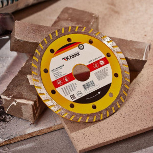 Диск алмазный отрезной Turbo 125x22.2мм KR-90-0121