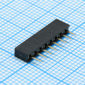 L-KLS1-208B-4.3-1-08-S, Розетка на плату 1х8 контактов шаг 2.0мм