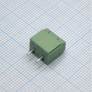 DG306-5.0-02P-14-00A(H), Винтовой клеммный блок с защитой провода, 2 контакта. Серия DG306-5.0