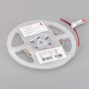 Лента MICROLED-M266-4mm 24V Warm3500 (12 W/m, IP20, 2216, 5m) 040539, Светодиодная лента MICROLED-M266, открытая IP20. Светодиоды 2216, 266 шт/м (1330 шт на 5 м), белая плата 4 мм, скотч 3M. Цвет ТЁПЛЫЙ 3500 K , цветопередача CRI>90, угол 120°. Питание 24 В, мощность 12 Вт/м (60 Вт на 5 м). Размеры 5000x4x1.6 мм. Мин.отрезо