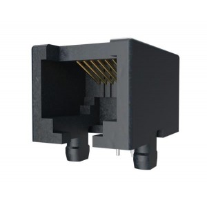 54601-904WPLF, Модульные соединители / соединители Ethernet 4P L/P PCB MODJACK