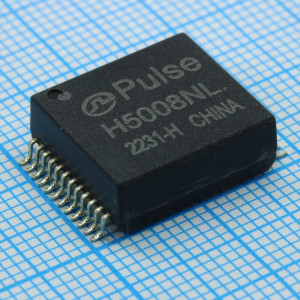 H5008NLT, Трансформатор сигнальный 1000 Base-T (SMT)