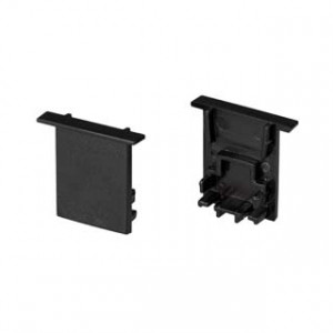 Заглушка SL-COMFORT-1722-F BLACK глухая 031779, Пара заглушек (без отверстия) для профиля SL-COMFORT-1722-F. В комплекте 2 заглушки. Цена за комплект.