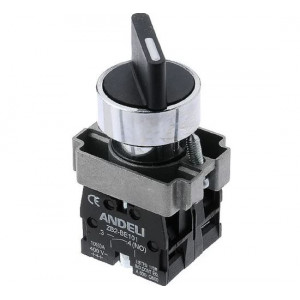 ПЕРЕКЛЮЧАТЕЛЬ XB2-BD25 ЧЕРНЫЙ 2 ПОЛОЖЕНИ, ПЕРЕКЛЮЧАТЕЛЬ XB2-BD25 ЧЕРНЫЙ 2 ПОЛОЖЕНИЯ I-0 СТАНДАРТ. РУЧК