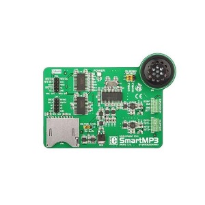 MIKROE-200, Средства разработки интегральных схем (ИС) аудиоконтроллеров  SMARTMP3 (VS1011) ADAPTER BOARD