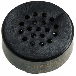 HSM23A-8, Звукоизлучатель электромагнитный, 0.08Вт, 8Ом, 73 дБ, Fрез.=1.9 кГц d=23mm h=8.5mm 1000-5000Гц