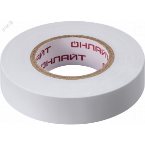 Изолента ОНЛАЙТ 71 676 OIT-B15-20/WH белая 22016