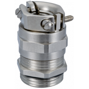 Кабельный ввод 1.690.2500.30, Кабельный ввод, M25х1,5, диапазон зажимаемых проводников: 13 - 18 мм, SW 30 мм, с держателем гофры, IP68, материал: латунь, покрытие: никель