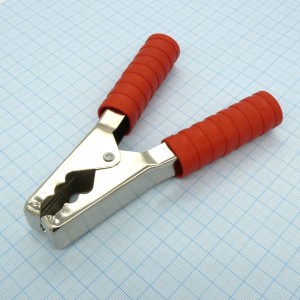 AG-T230-P-HY-R, Зажим "Крокодил" с изолятором, 200-300А, 150мм