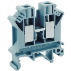 Проходная клемма UKHV-10, Проходная клемма, тип фиксации провода: винтовой, номинальное сечение: 10 мм кв., 57A, 1000V, ширина: 10,2 мм, цвет: серый, тип монтажа: DIN35