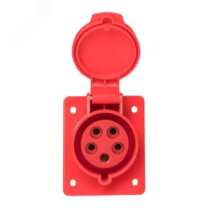 Розетка скрыт. уст. 32А 380В 3P+РЕ+N IP44 (425) ps-425-32-380