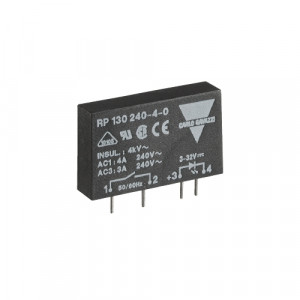 Реле OAC 3-32V/24-280V, Штекерное твердотельное реле для установки в клолдку, рабочее напряжение: 3 – 32 V DC, номинальное напряжение переключения: 48 – 256 V AC, коммутируемый ток: 5 A / 3 A (AC1 / AC3), серия flare