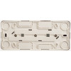 Изображение товара Розетка 3-м ОП Этюд 16А IP20 250В с заземл. без защ. шторок крем. SE PA16-011K