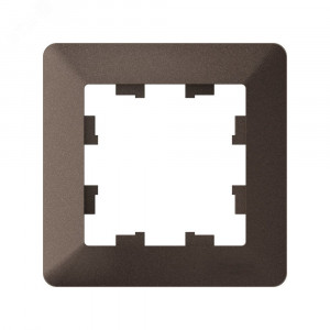 ATLASDESIGN AIR 1-постовая РАМКА, МОККО/дымчатый черный ATN220601