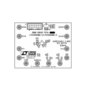 DC757A-A, Средства разработки интерфейсов LTC4302-1 Demo Board - Addressable I2C B