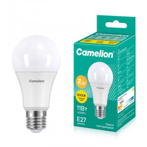 Лампа светодиодная LED11-A60/830/E27 11Вт грушевидная матовая 3000К тепл. бел. E27 915лм 170-265В 12035