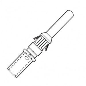 RM16M23GE1K, Стандартные цилиндрические контакты MALE CRIMP CONTACT AWG 16