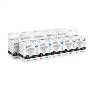 Лампа светодиодная LED 7 Вт 570 лм 6500К AC180-240В GU5.3 софит MR16 холодная Elementary 13537