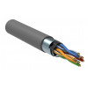 Витая пара F/UTP кат.5E 4х2х24AWG solid LSZH нг(А)-HF серый (305м) LC1-C5E04-321