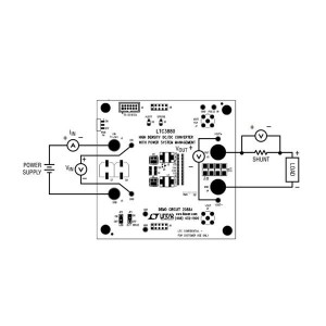 DC2088A, Средства разработки интегральных схем (ИС) управления питанием LTC3880EUJ Demo Board 7V = VIN = 14V;VOUT Range: 0.8V to 1.8V @ Up to 50A