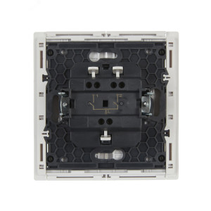 Выключатель 2-кл. СП FORTE&PIANO 10А FP205 бел. IEK FP-V20-0-10-1-K01