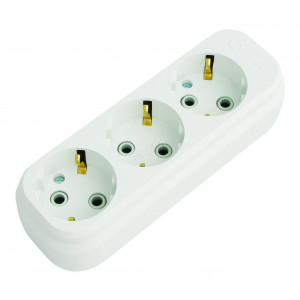 Колодка удлинителя 3-м с заземл. MGP131