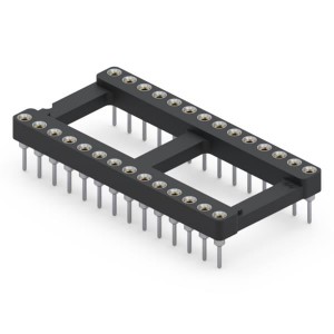 110-91-628-41-001000, Установочные панели для ИС и компонентов 28P SLDRTL IC SKT