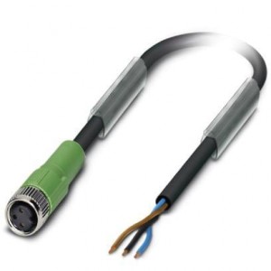 1669628, Кабели для датчиков / Кабели для приводов M8 3P ST FEMALE 5.0M SAC-3P- 5 0-PUR/M8FS