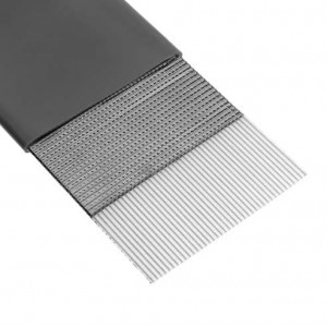 90104/34-100, Плоские кабели .050" 34C PLTD FOIL 28AWG TPE SHEILDED