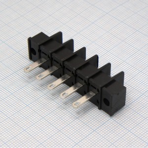 KF25H-7.62-05P-13, Барьерный клеммный блок 5 контактов.