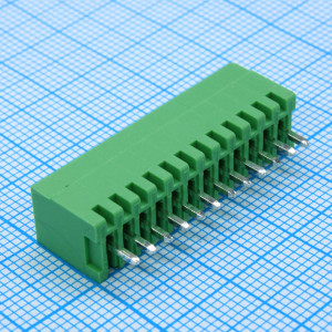 15EDGVC-2.5-12P-14-00A(H), Разъемный клеммный блок на плату, 12 контактов. Серия 15EDGVC-2.5