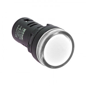 Матрица светодиодная AD16-22HS бел. 230В AC PROxima ledm-ad16-w, Лампа сигнальная d22-230V бел