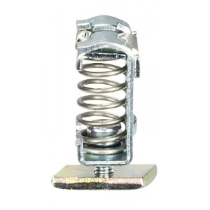 Зажим кабельный WST 8/C, Зажим для подключения экранированного кабеля, тип фиксации провода: зажим, для кабеля: 3-8 мм, цвет: серый, тип монтажа: C-профиль