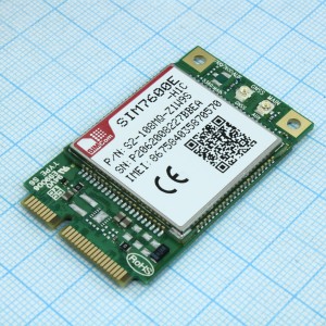 SIM7600E-H1C-PCIE, Полный многополосный модуль LTE-FDD / LTE-TDD / HSPA + / UMTS / EDGE / GPRS / GSM с поддержкой LTE CAT1