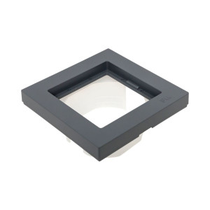 1 - местная рамка, IP44, графит, пластик Эпика EKF UP1-FPG-01-44